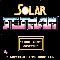 Solar Jetman Title Screen